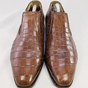 AVVENTURA BY MEZLAN GENUINE ALLIGATOR CROCODILE MEN LOAFERS BROWN MEN SZ 7 D AVVENTURA BY MEZLAN GENUINE ALLIGATOR CROCODILE MEN LOAFERS  main image 2